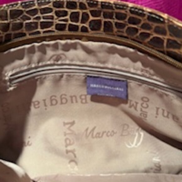 Croc leather Bronze Handbag - Picture 7 of 7